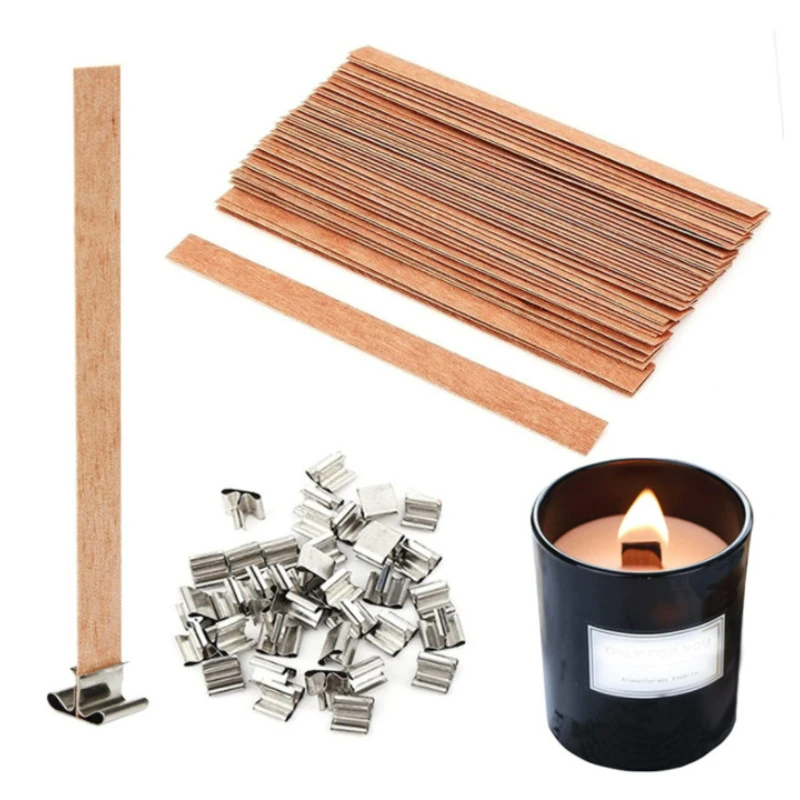 Candle Supplies Beeswax - 30pcs High Quality Wooden Candle Wick