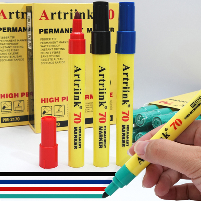 Copic Marker Sketch - 1/4pcs Permanent Marker,Waterproof,Quick Dry,Oil-Based Ink,Black,Blue,Red,Green,Industrial Markers,Line