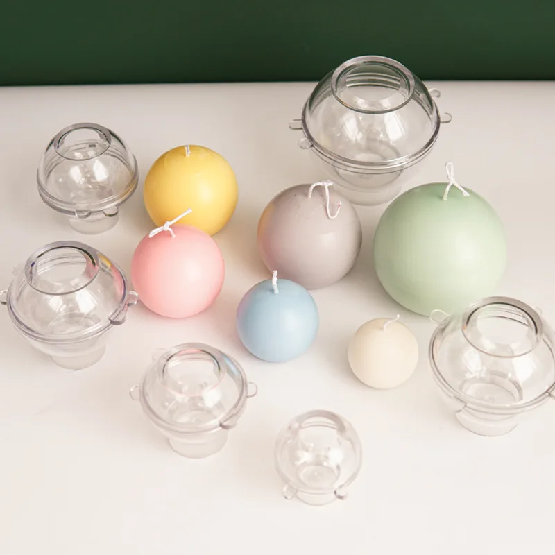 Candle Supplies In Bulk - 5-8cm Spherical Candle Plastic Mold Home
