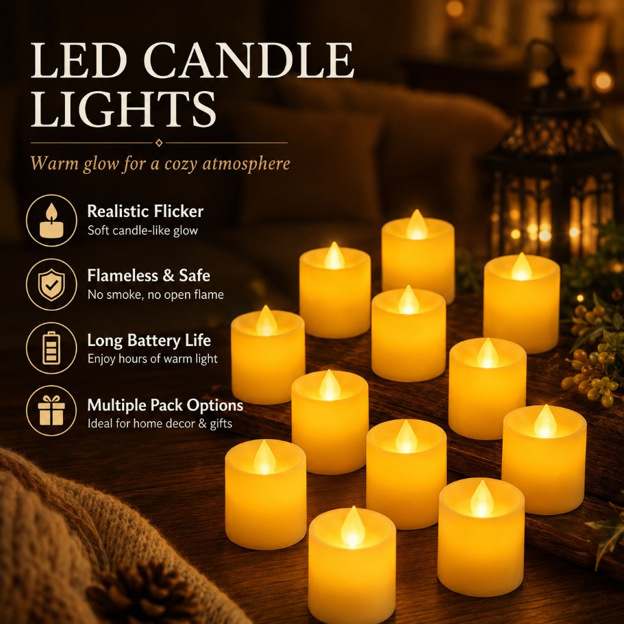 Candle Zero - Battery Powered Flameless LED Tealight Candle