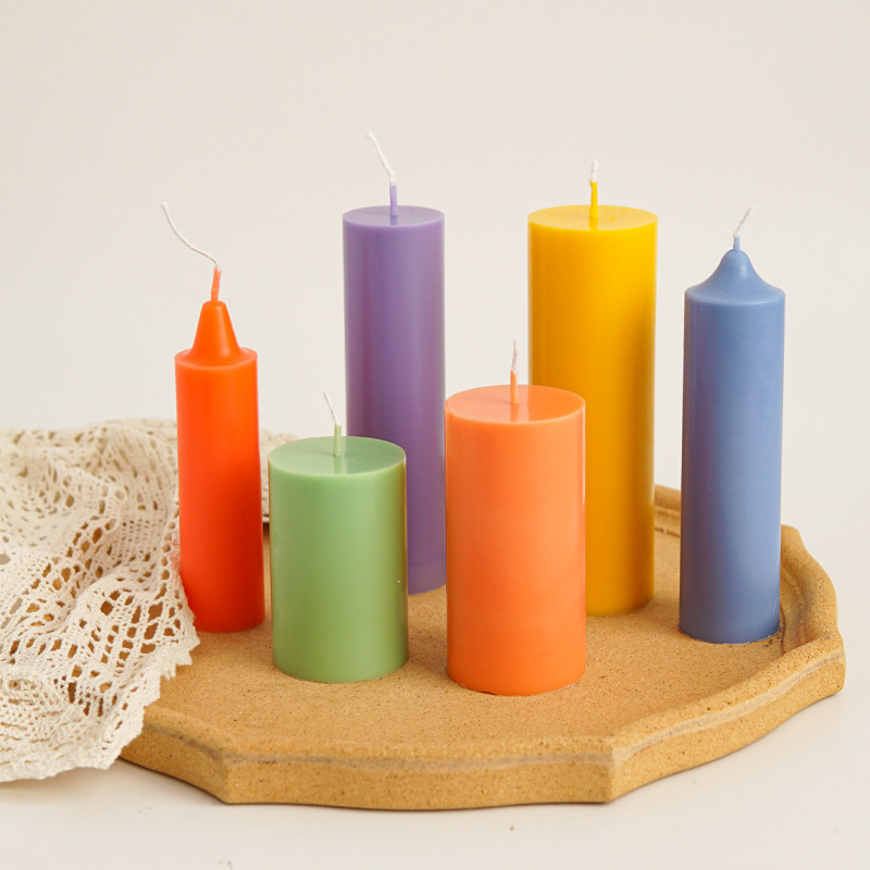 Candle Supplies In Bulk - Plastic Cylindrical Candle Mold Flat Top