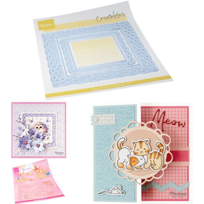 Candle Sachet - Circle Square Magnolia Ivy Metal Cutting