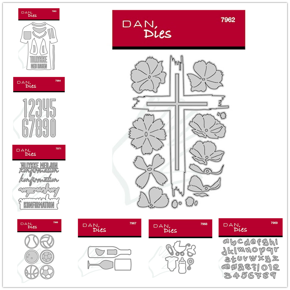 Candle Sachet - Number Alfabet Kors med Blomster T-shirt