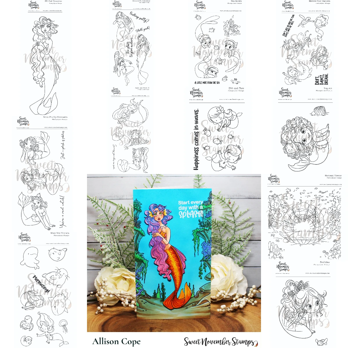 2026 New Clear Stamp Set - Sea - Candle Sachet recension och pris
