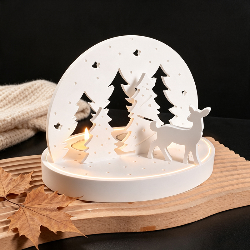Christmas Elk Tealight Candle  - Candle Zero recension och pris