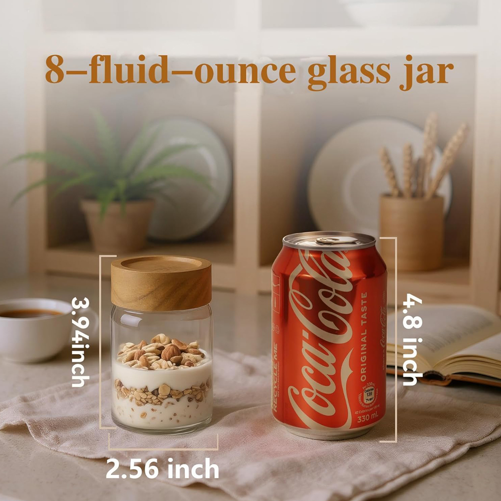 250ml 8oz Glass Mason Jars wit - Mason Jar 8Oz recension och pris