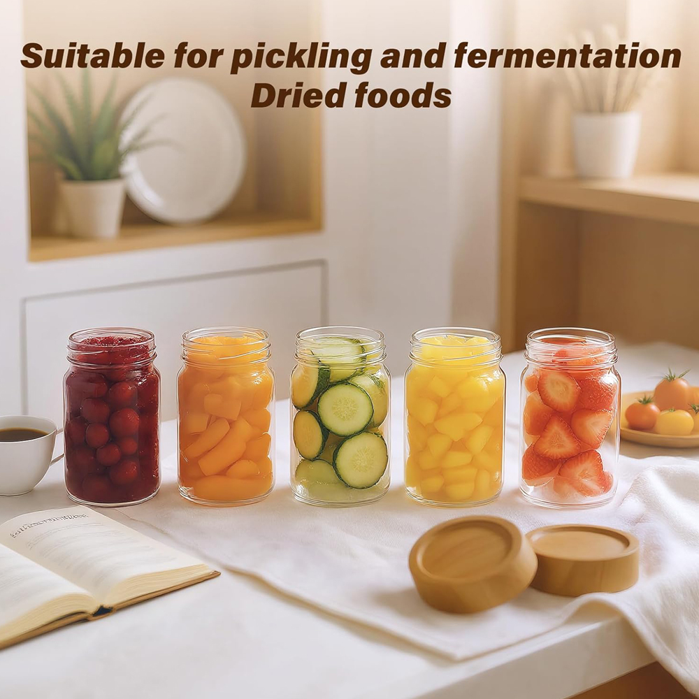 250ml 8oz Glass Mason Jars wit - Mason Jar 8Oz recension och pris