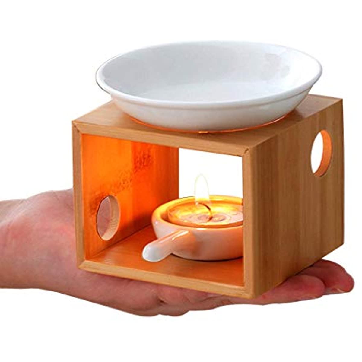 1pc Tealight Essential  Bamboo - Candle Zero recension och pris