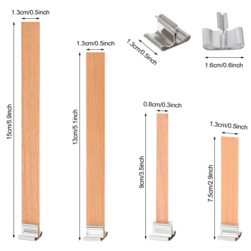 30pcs High Quality Wooden Cand - Candle Supplies Beeswax recension och pris