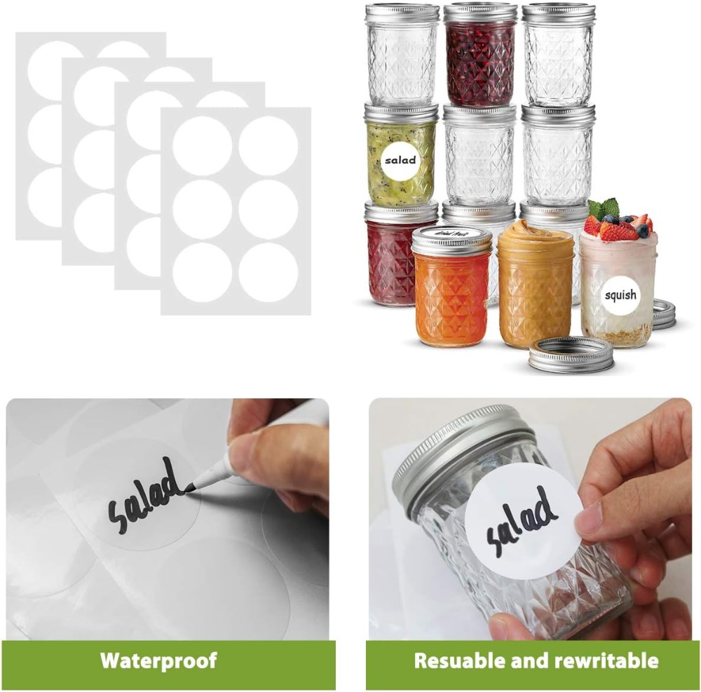 8 oz Mason Jars 24 Pack, Half  - Mason Jar 8Oz recension och pris