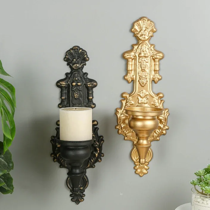 Gold Mounted Wall Candle Holde - Candle Zero recension och pris