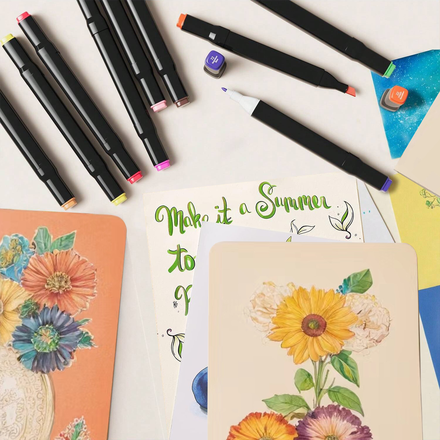 24-262 Colors Alcohol Drawing  - Copic Marker Sketch recension och pris