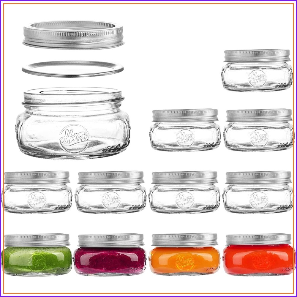 12-Pack 8oz Wide Mouth Glass M - Mason Jar 8Oz recension och pris