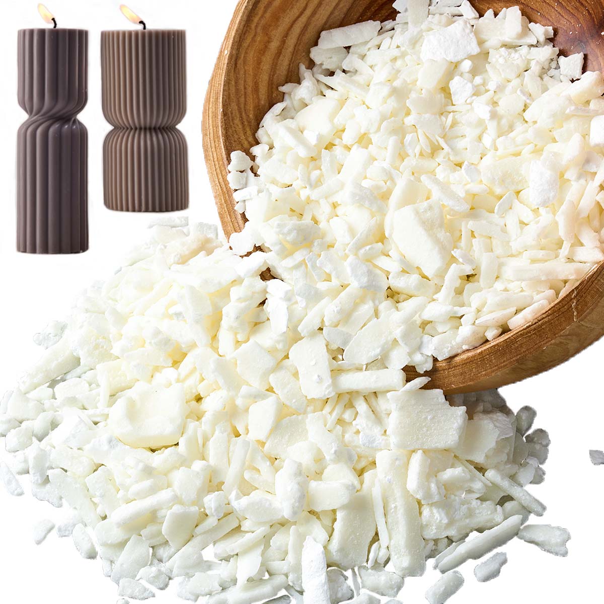 1 Pounds Pure White Soy Wax Fo - Candle Supplies In Bulk recension och pris