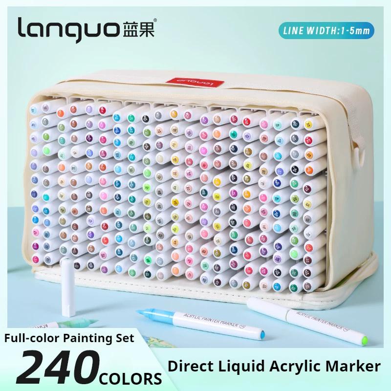 LANGUO 240 Colors Direct Liqui - Copic Marker Sketch recension och pris