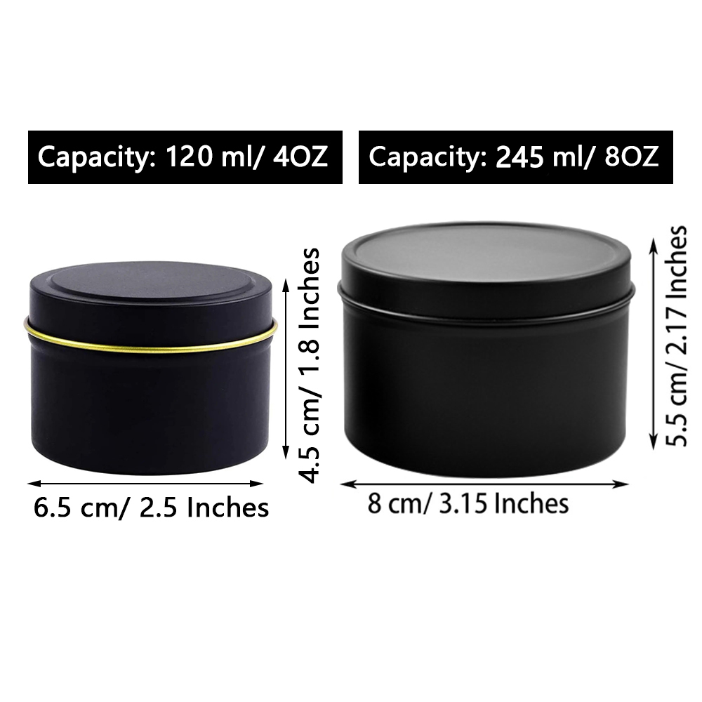 4oz/ 8oz Candle tins with lids - Mason Jar 8Oz recension och pris