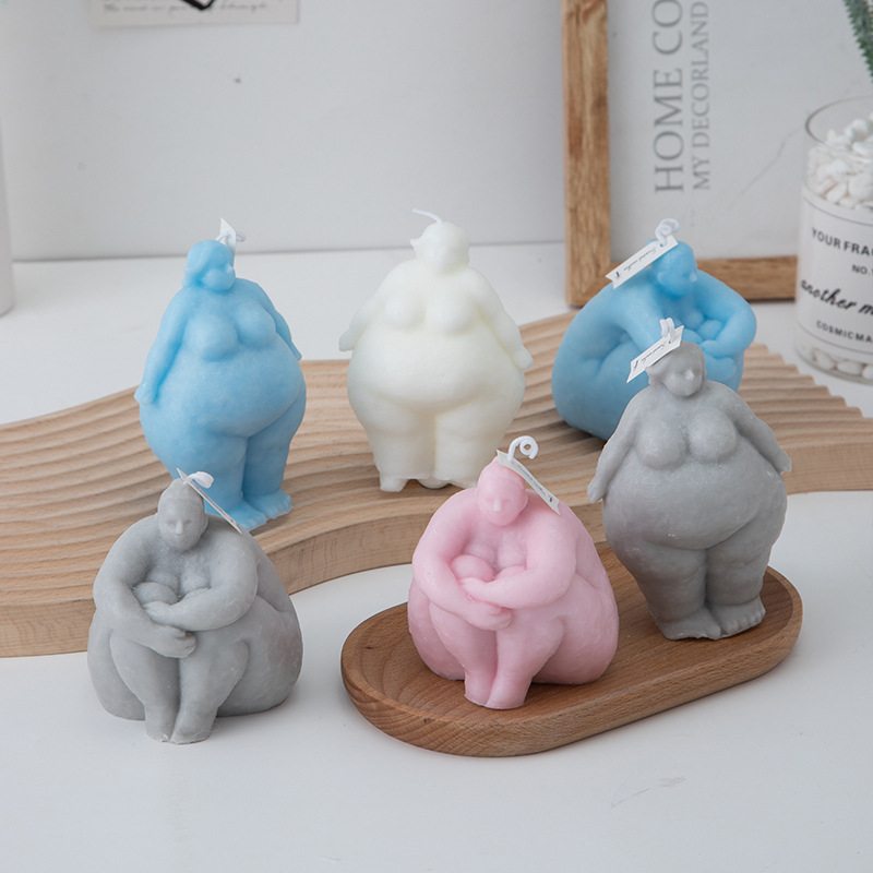 3D Fat Woman/man Portrait Cand - Candle Supplies In Bulk recension och pris