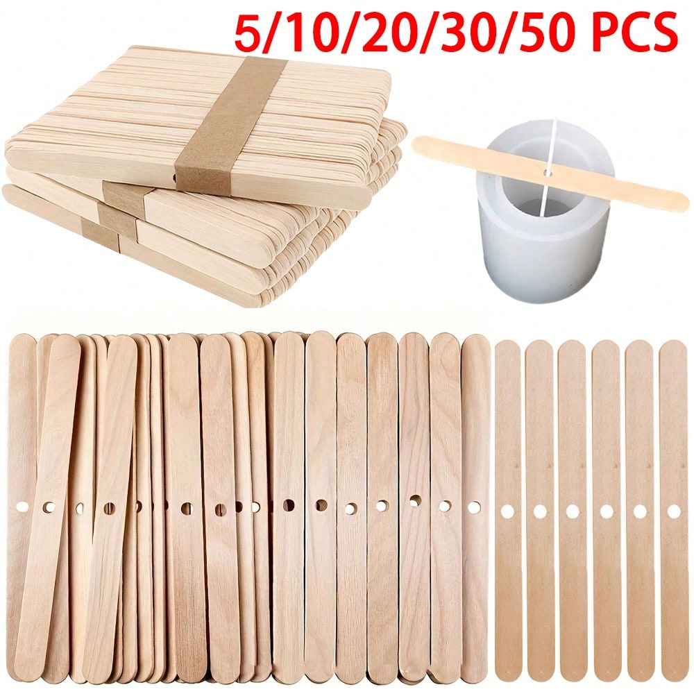 5/10/20/30/50pcs Wooden Candle - Candle Supplies In Bulk recension och pris
