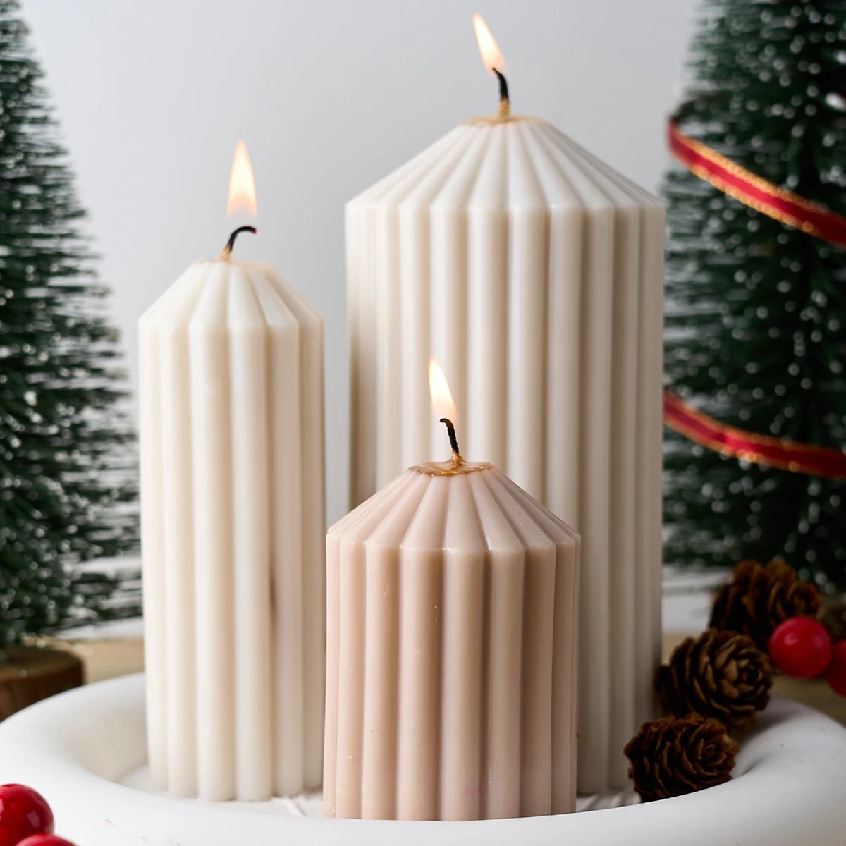 Simply Style Cylindrical Candl - Candle Supplies In Bulk recension och pris