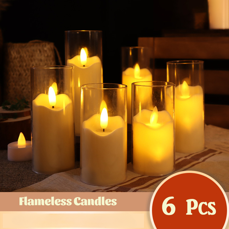 6Pcs Led Flameless Electric Ca - Candle Zero recension och pris