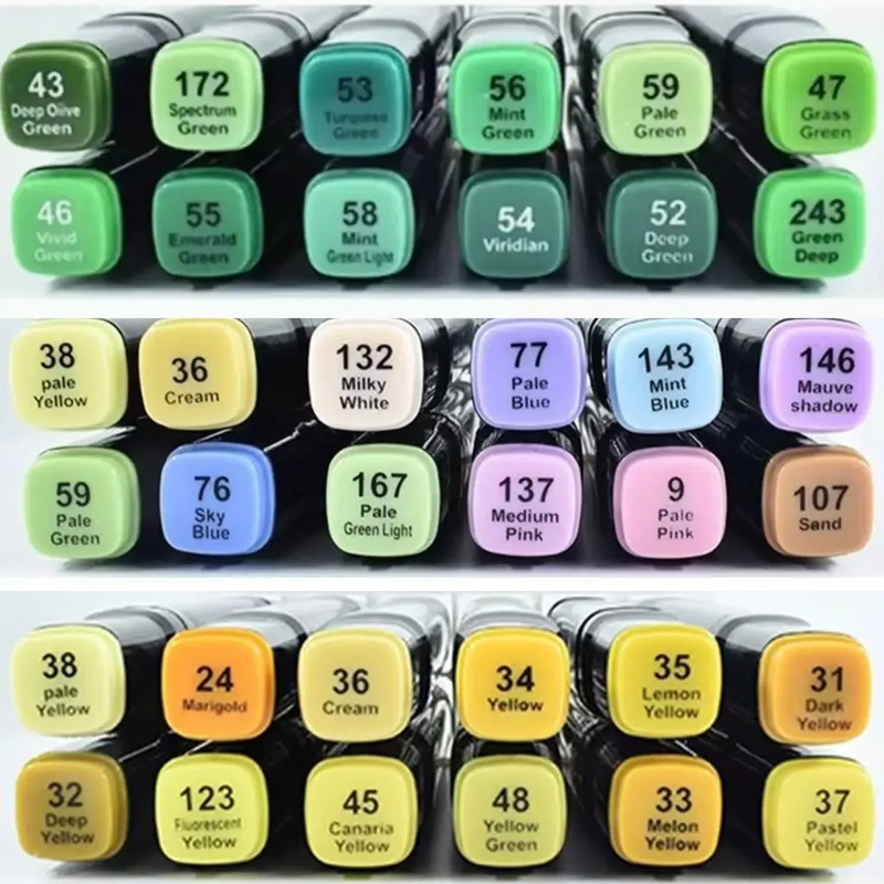 12 Colors/set  Macaron Alcohol - Copic Marker Sketch recension och pris