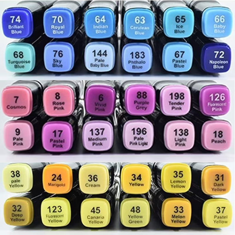 12 Colors/set  Macaron Alcohol - Copic Marker Sketch recension och pris