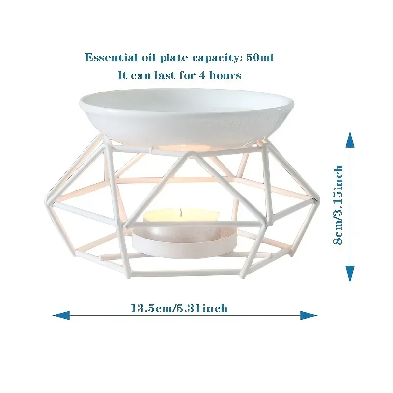 1pcs Romantic Ceramic Tealight - Candle Zero recension och pris