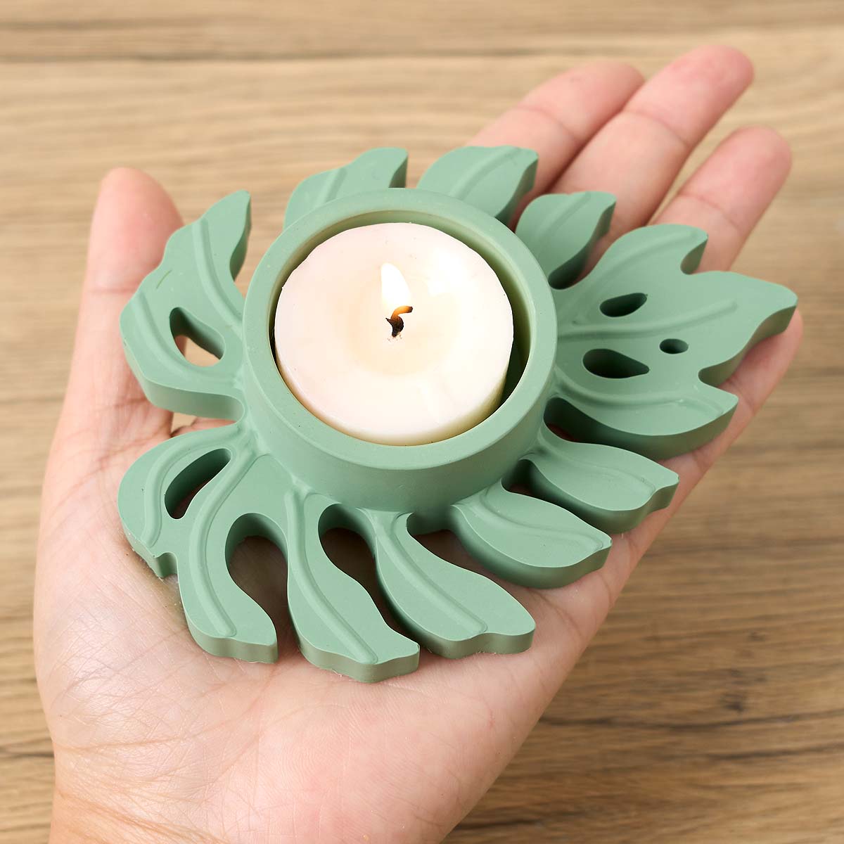 Leaves Candlestick Silicone Mo - Candle Zero recension och pris